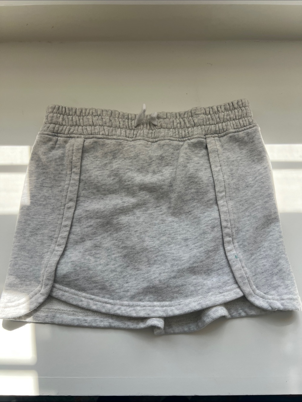 abercrombie kids Light Heather Gray Athletic Skort